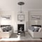 Ekena Millwork Oslo Ceiling Medallion (Fits Canopies up to 7 5/8"), Hand-Painted Pewter, 38 3/8"OD x 2 7/8"P CM38OSPES - alternate 3
